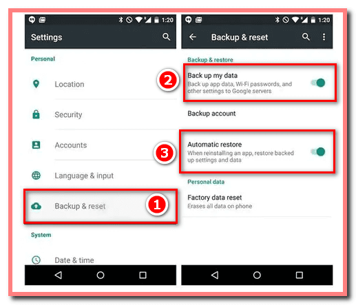 Android मोबाइल का Data Backup कैसे ले 1