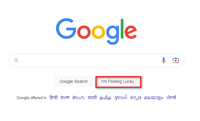 Google Chrome Ka I'm Feeling Lucky Button Kya Hai Or Isko Kaise Use Kare