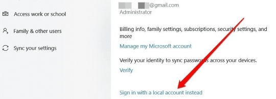 Windows 10 पर Microsoft account को कैसे Remove करे 3