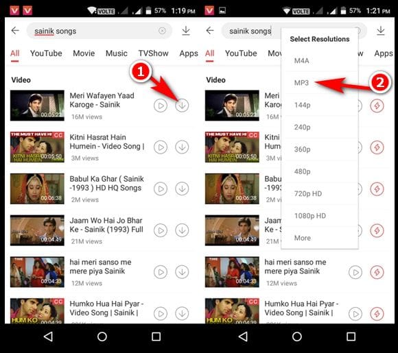 Vidmate App से Song Download कैसे करें?