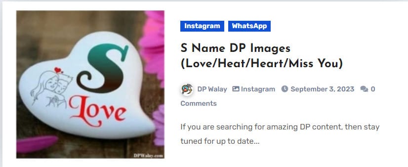 Instagram DP images