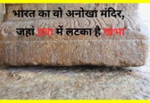 लेपाक्षी मंदिर: यह भारत का अनोखा मंदिर, जहां हवा में लटका है खंभा आज तक कोई समझ नहीं पाया