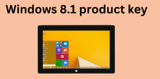 Windows 8.1 product key
