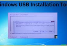 Windows USB Installation Tool
