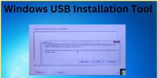 Windows USB Installation Tool