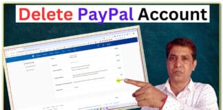PayPal account delete kaise kare