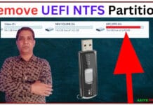 USB Pendrive Se UEFI NTFS Partition Remove Kaise Kare