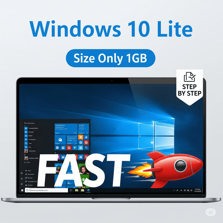 Windows 10 Lite ISO File Download 1GB Size – फास्ट और हल्का Windows