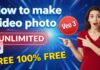 How to make video from photo