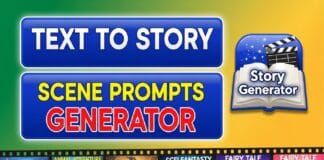 Text to Story & Scene Prompts Generator
