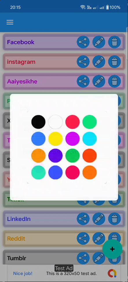 Ultimate Link Saver पर लिंक का कलर चेंज करना 