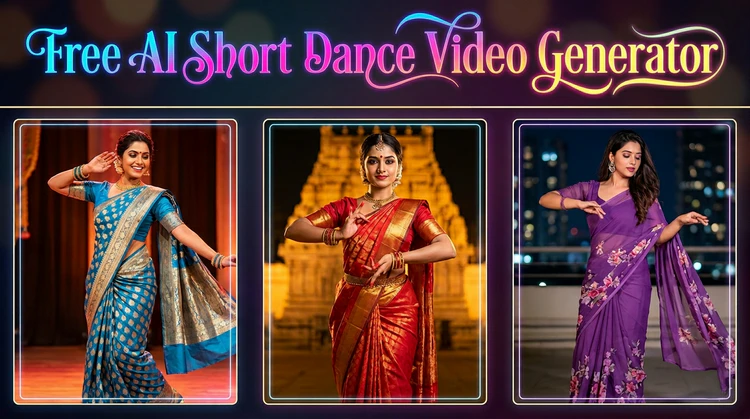 Free AI Short Dance Video Generator: बिना प्रॉम्ट किसी भी फोटो को नचवाएं