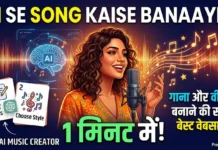 AI Se Song Kaise Banaaye? | AI से गाना और वीडियो बनाने की बेस्ट वेबसाइट (2026 Guide)